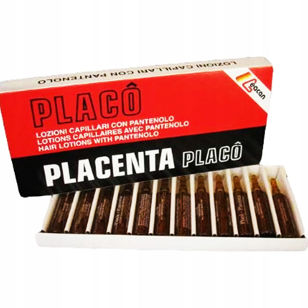 Placenta Placo home-use scene suggests easy scalp care