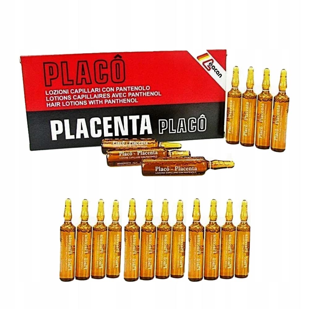 Placenta Placo closeup shows panthenol nettle and collagen