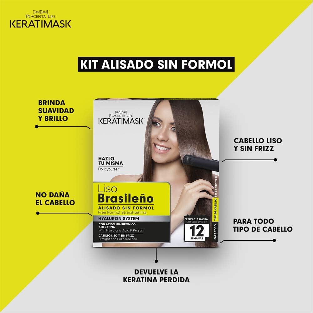 PLACENTA LIFE KERATIMASK formaldehyde-free label on packaging