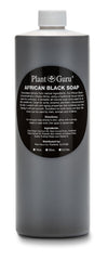 Plant Guru African Black Soap Liquid 32oz bottle for gentle daily cleansing