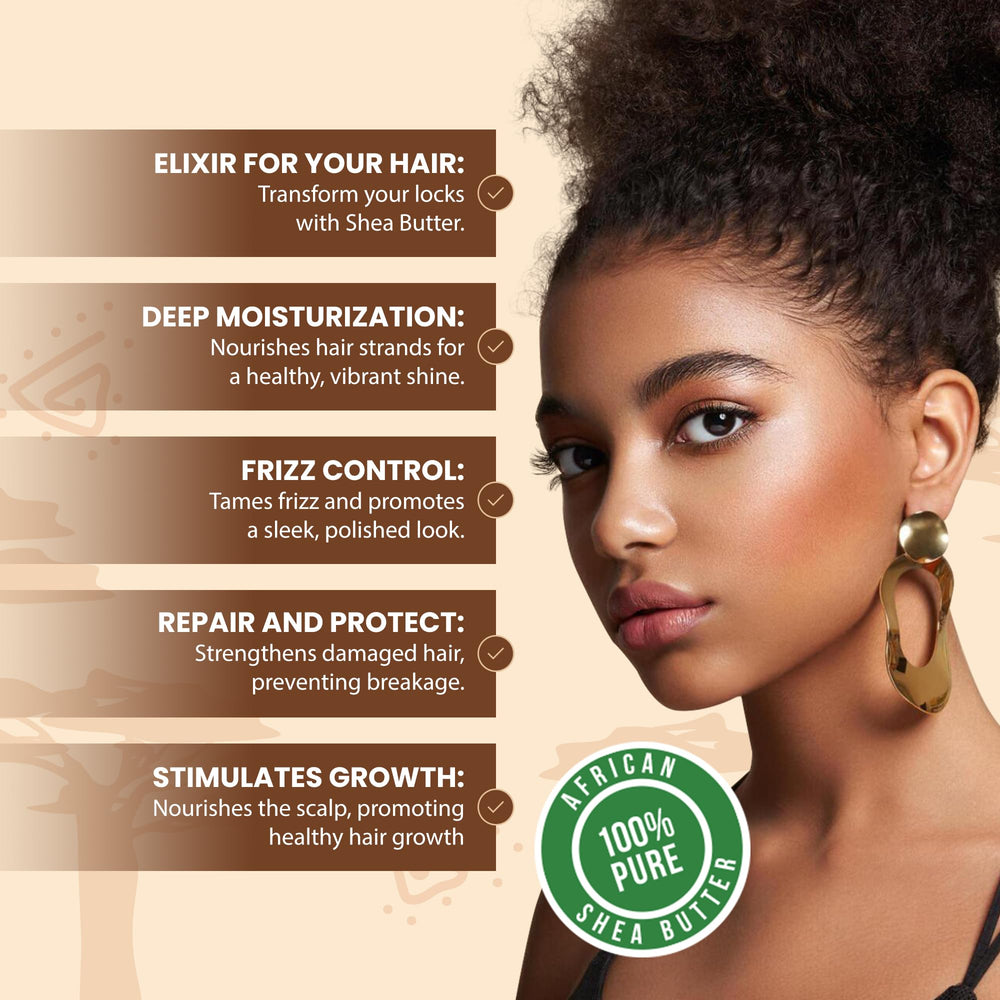 Plant Guru ivory unrefined shea butter suggests premium natural moisturizer.