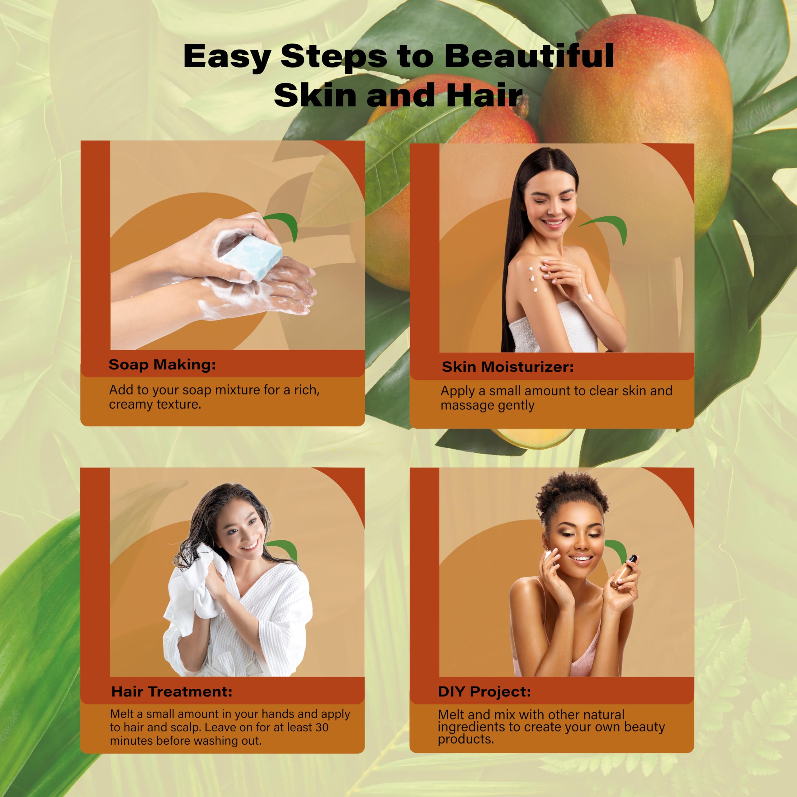 Plant Guru Mango Butter is great for DIY soap making recipes