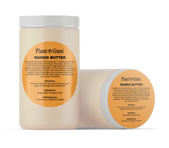 Plant Guru Mango Butter ingredients highlight vitamins and fatty acids for nourishment