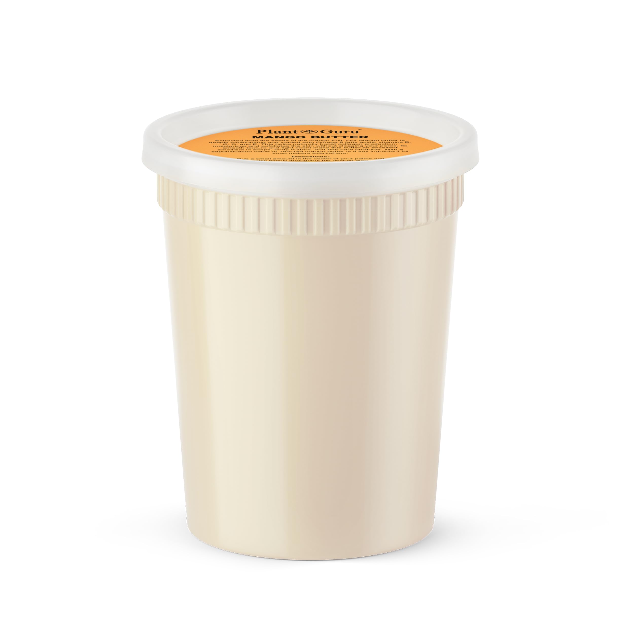 Plant Guru Raw Mango Butter jar 30oz for skin hydration and nourishment