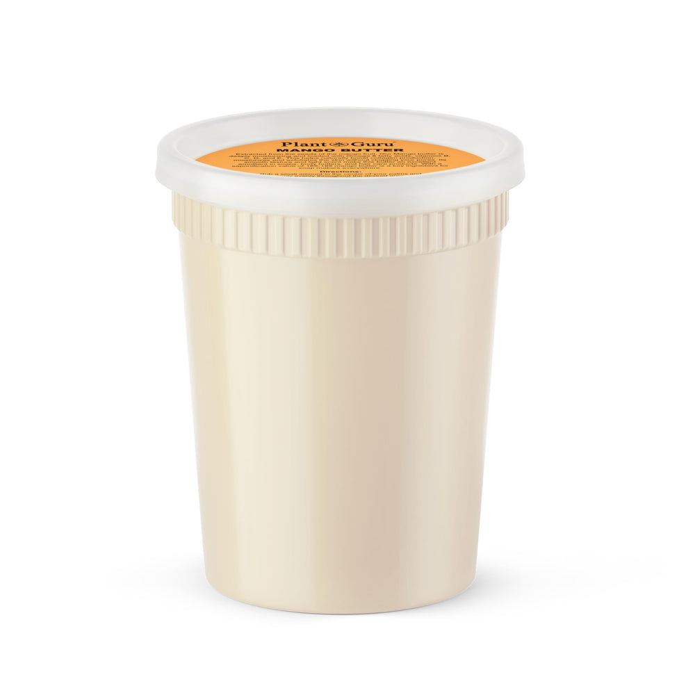 Plant Guru Raw Mango Butter jar 30oz for skin hydration and nourishment