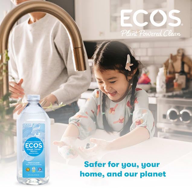 Plant-powered cleaning suited for kitchen and bathroom handwashing.