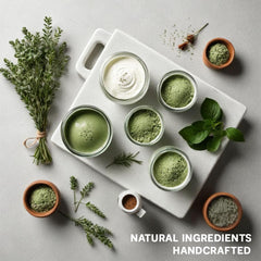 Plantful shea butter bath bomb close-up reveals creamy texture and moisturizing appeal.
