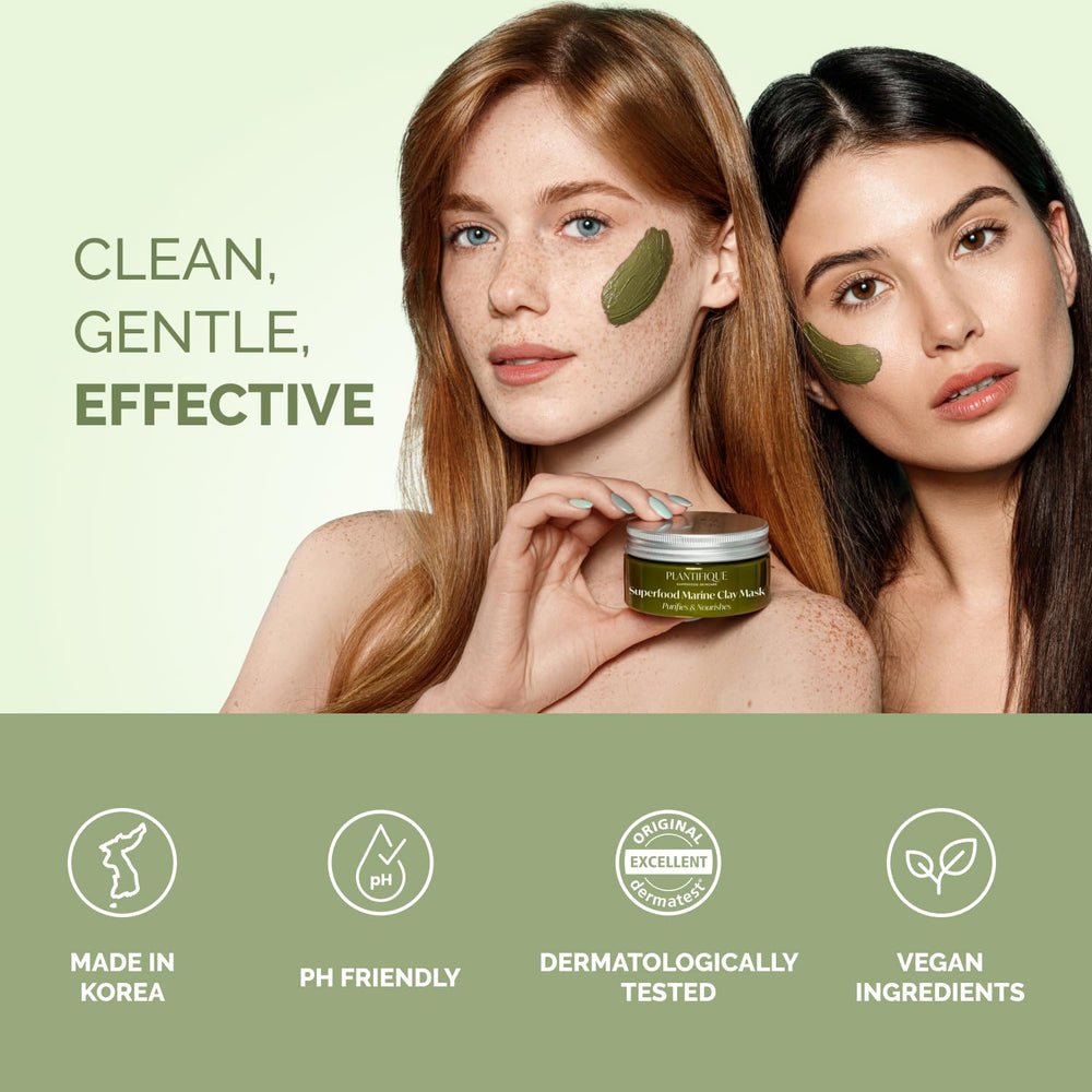 PLANTIFIQUE face body mask detox purify with natural ingredients