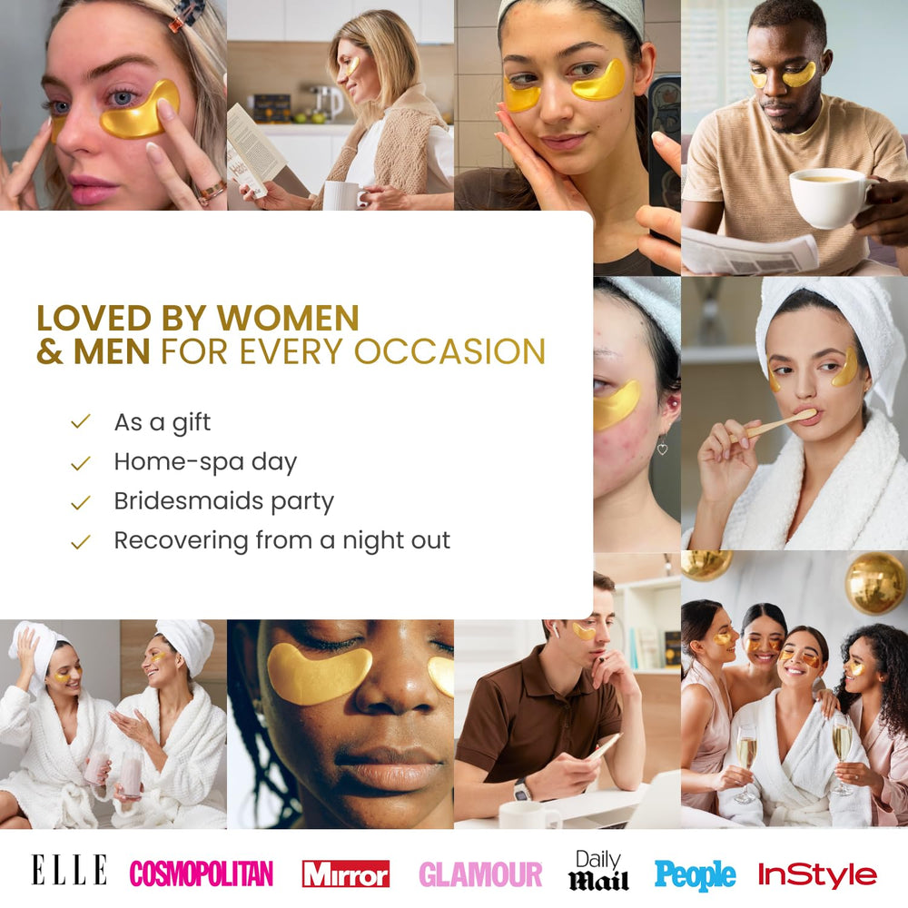 PLANTIFIQUE Gold Eye Patches after-use brighten under-eye area