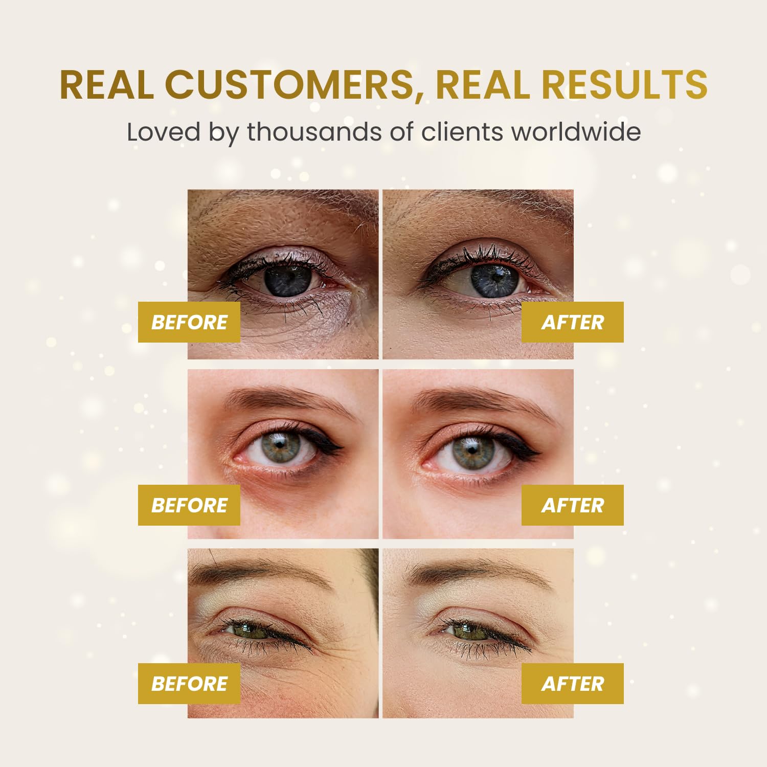 PLANTIFIQUE Gold Eye Patches hyaluronic acid close-up emphasizing hydration