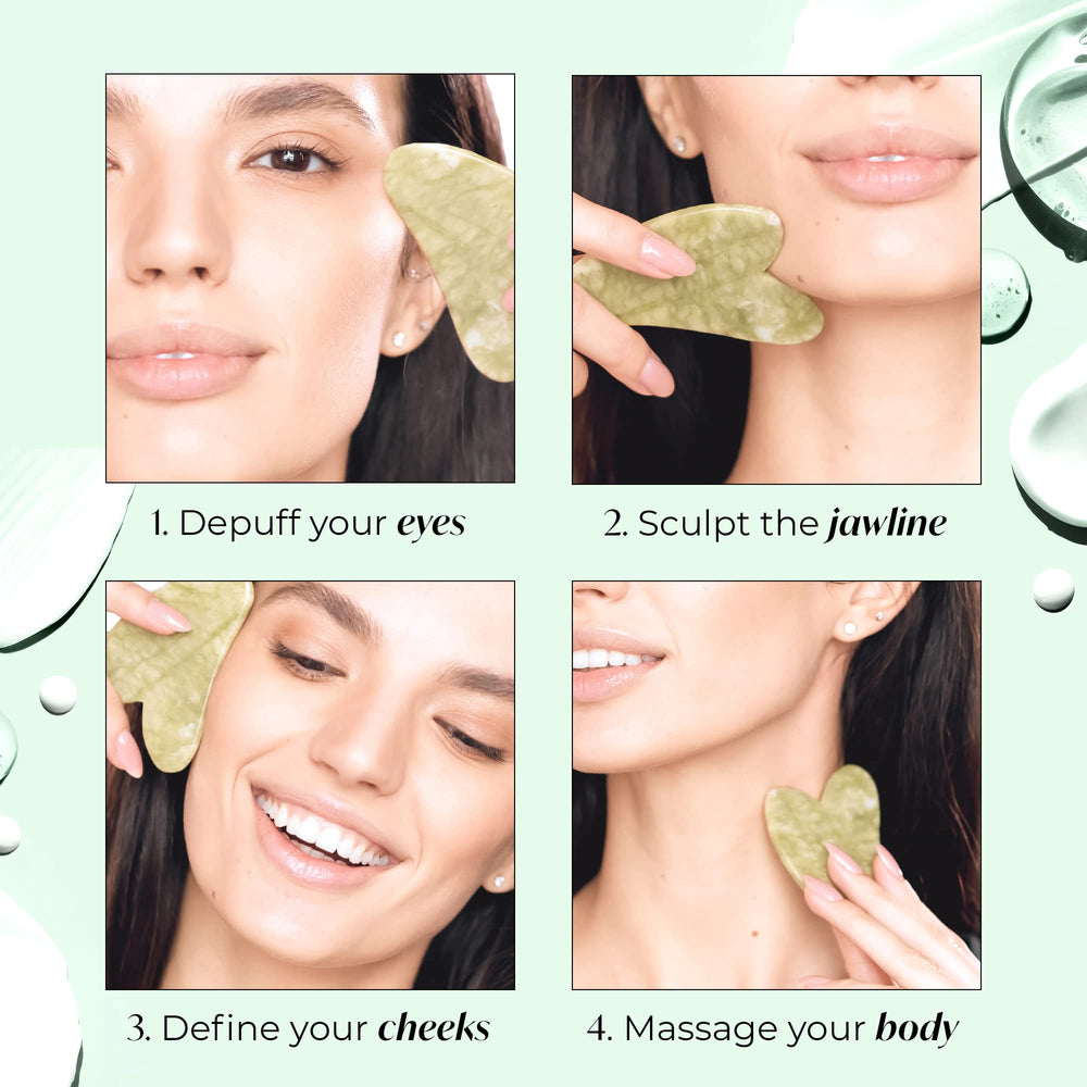 PLANTIFIQUE Gua Sha gift packaging highlights gifting-ready skincare tool.