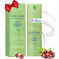Plantifique serum bottle offering hydrating glide for gua sha massages