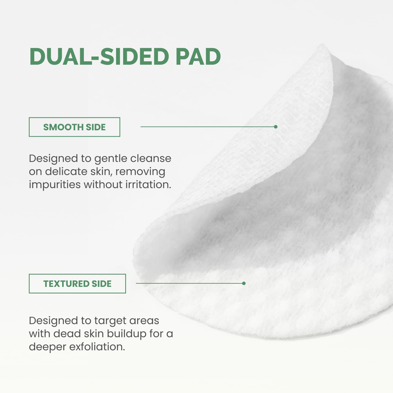 PLANTIFIQUE toner pads with tongs shown for hygienic, mess-free daily application.