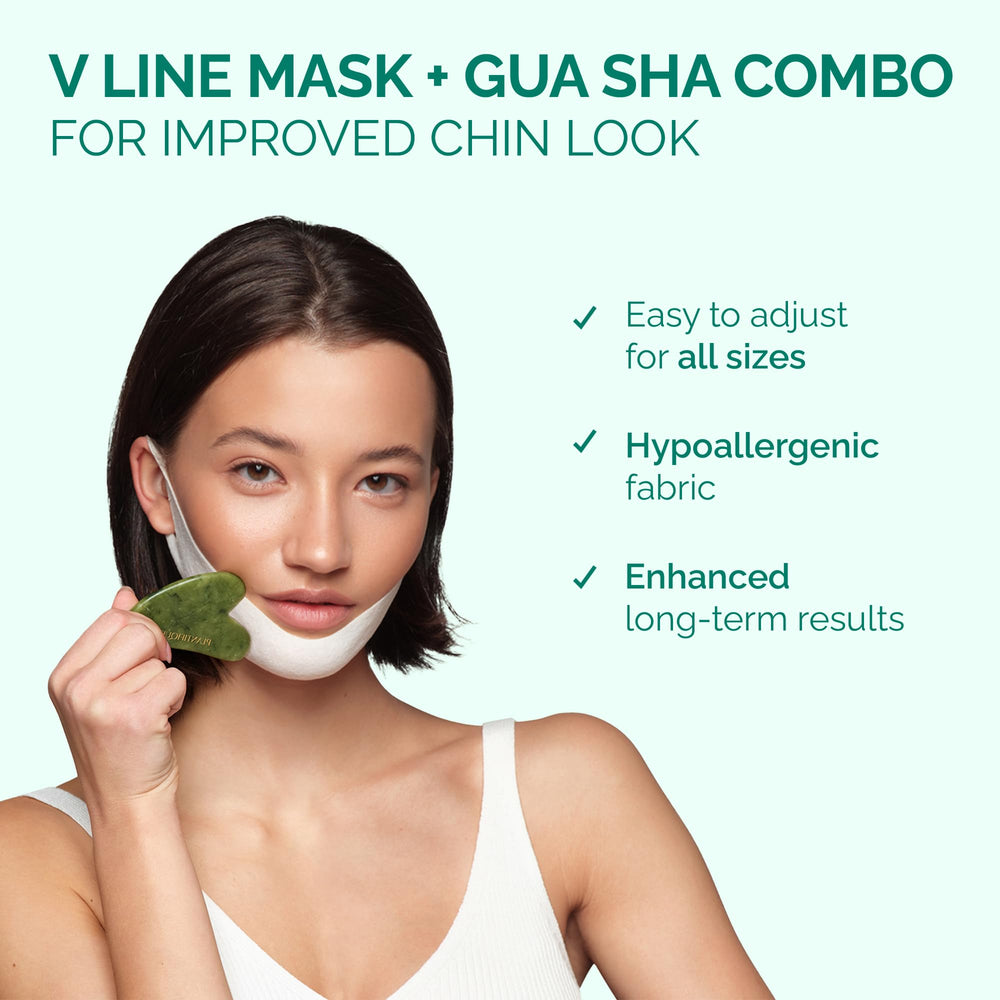PLANTIFIQUE V-Line mask on face delivers cooling refreshment during use