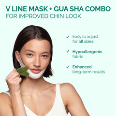 PLANTIFIQUE V-Line mask on face delivers cooling refreshment during use