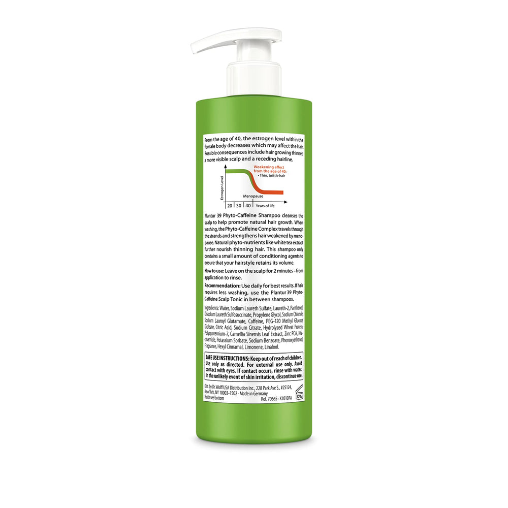 Plantur 39 branding reflects Dr. Wolff’s century of expertise.