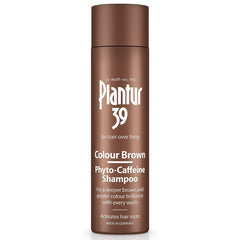 Plantur39 Color Brown shampoo packshot showing the bottle and design for color-care.