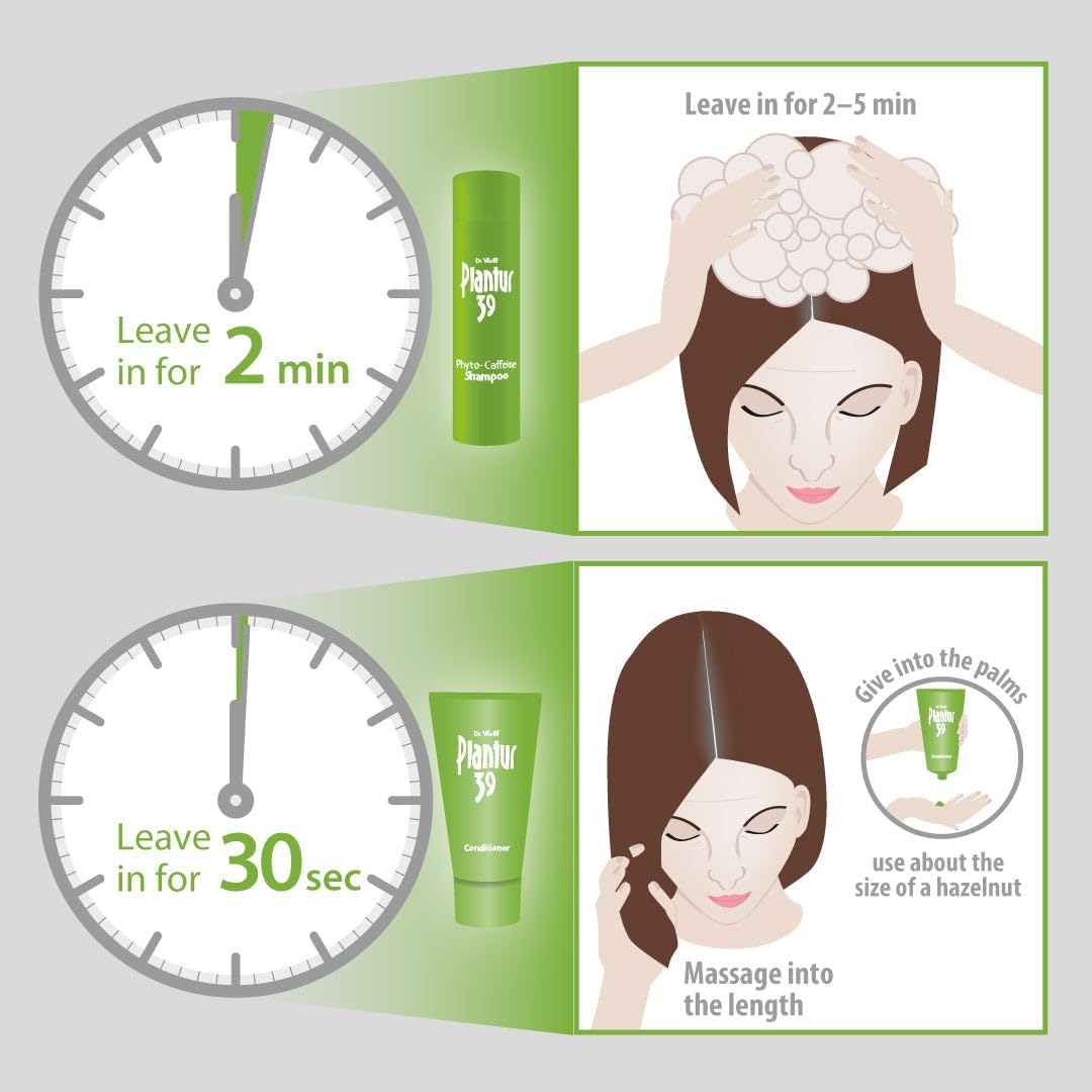 Plantur 39 bottle highlights white tea extract and nourishing ingredients