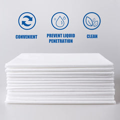 Platonee close-up of soft non-woven fabric emphasizes skin-friendly comfort