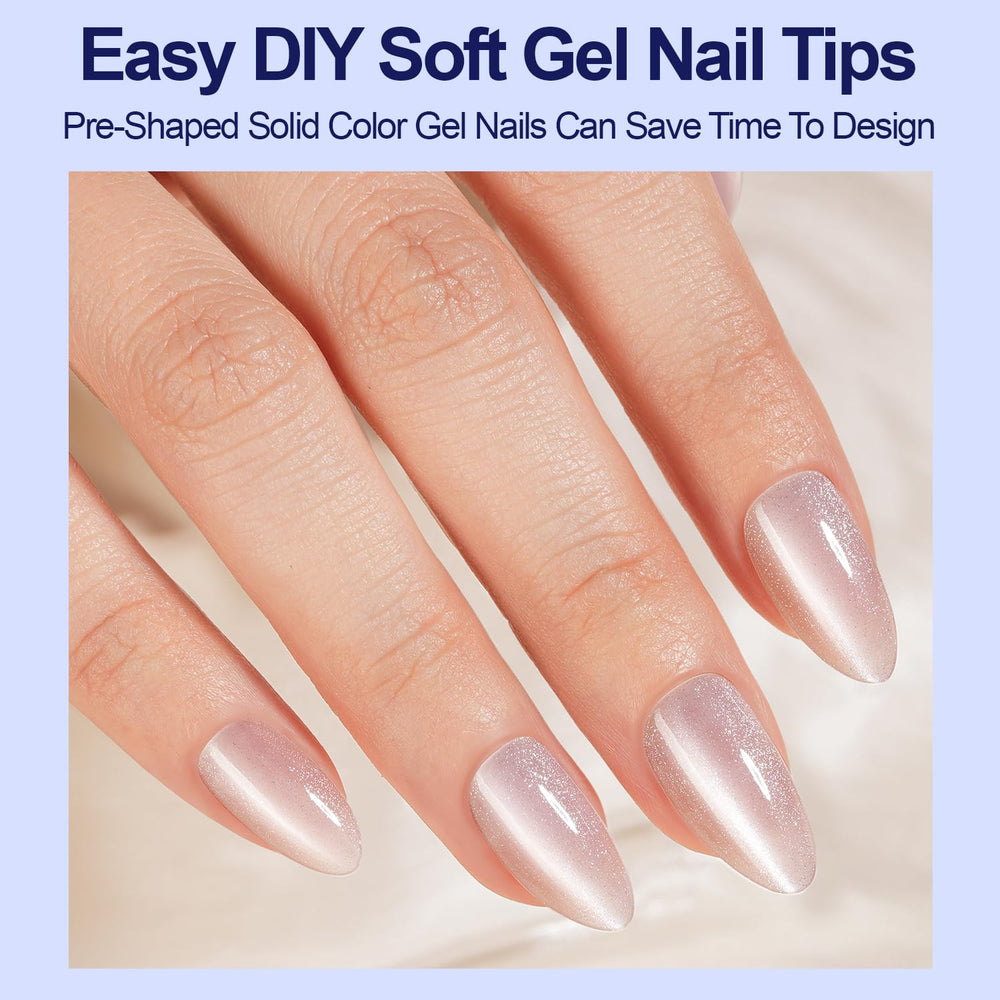 Plauva cat eye nails 15-sizes selection demonstrates versatile fit for all nail shapes.