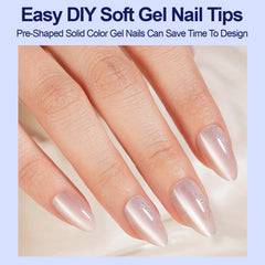 Plauva cat eye nails 15-sizes selection demonstrates versatile fit for all nail shapes.