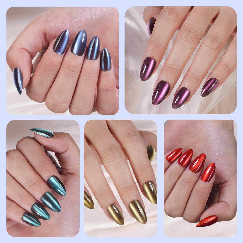 Plauva press-on nails on natural fingers demonstrates quick DIY manicure option.