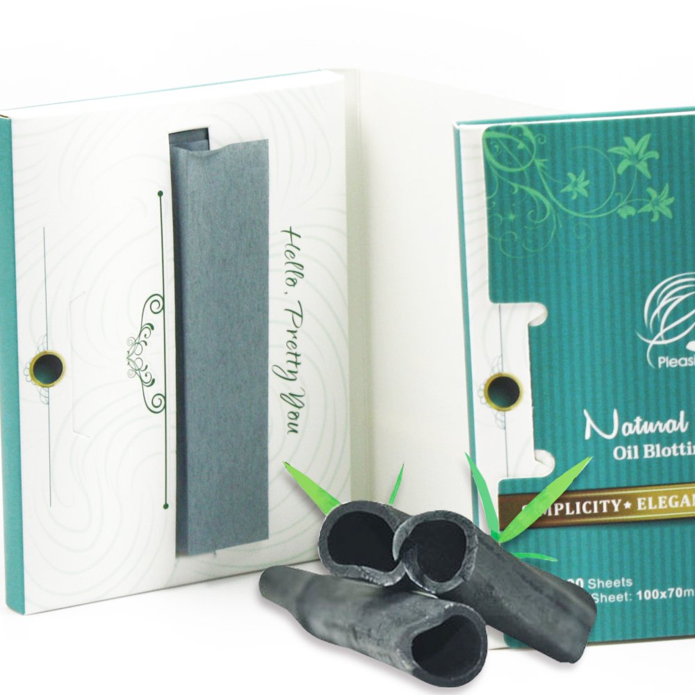 PleasingCare blotting papers for both men and women provide makeup-free shine control.