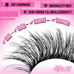 Pleell Lash Tweezers provide precise placement for secure cluster attachment