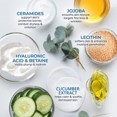 Plexaderm Daily Face Moisturizer ceramides protect the skin barrier against environmental stressors.