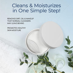 Plexaderm Reset Pads soft texture for gentle cleansing and makeup removal.