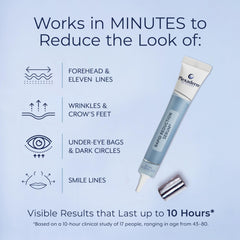 Plexaderm serum satin finish after application for natural youthful glow.