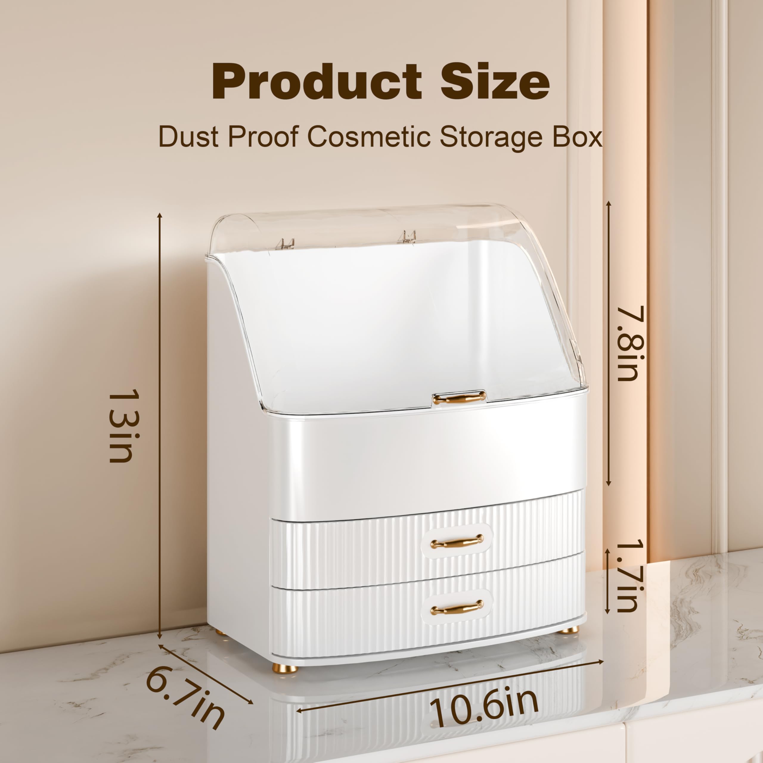 Plukers gift-ready makeup organizer for women and teens to declutter spaces.