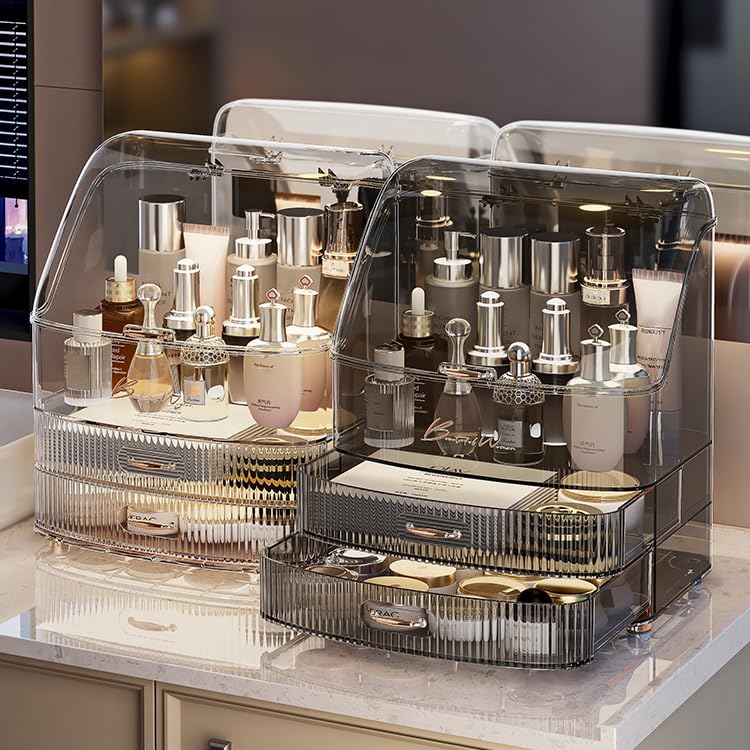 Plukers makeup organizer makes a stylish gift for beauty lovers and teens.