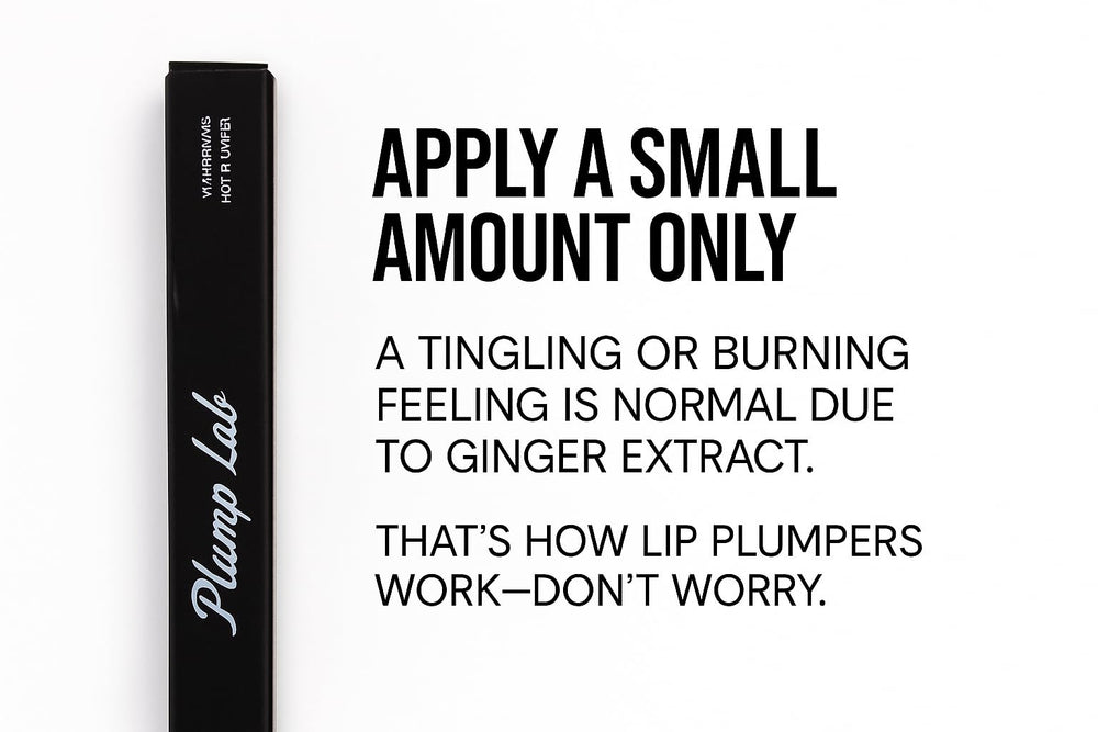 Plump Lab lip plumper long wear for hours.