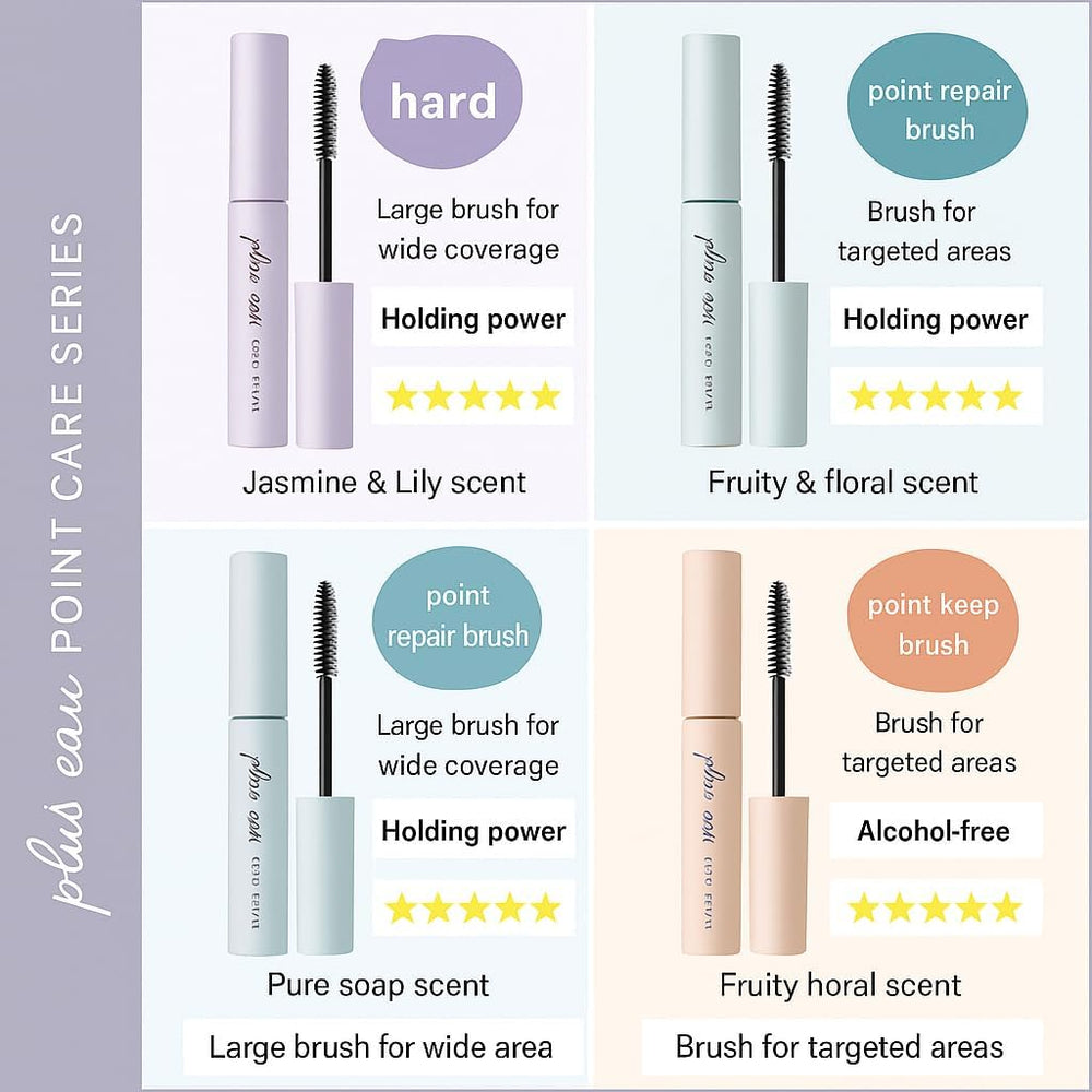 Plus eau Hair Finishing Stick Made in Japan quality and gentle formula.