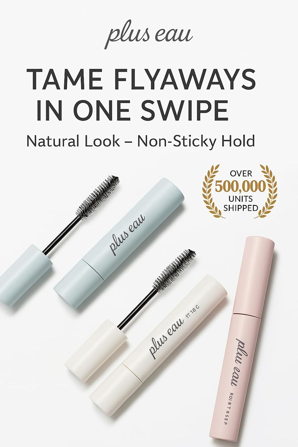 Plus eau Hair Finishing Stick quick-dry formula prevents stiffness and residue.