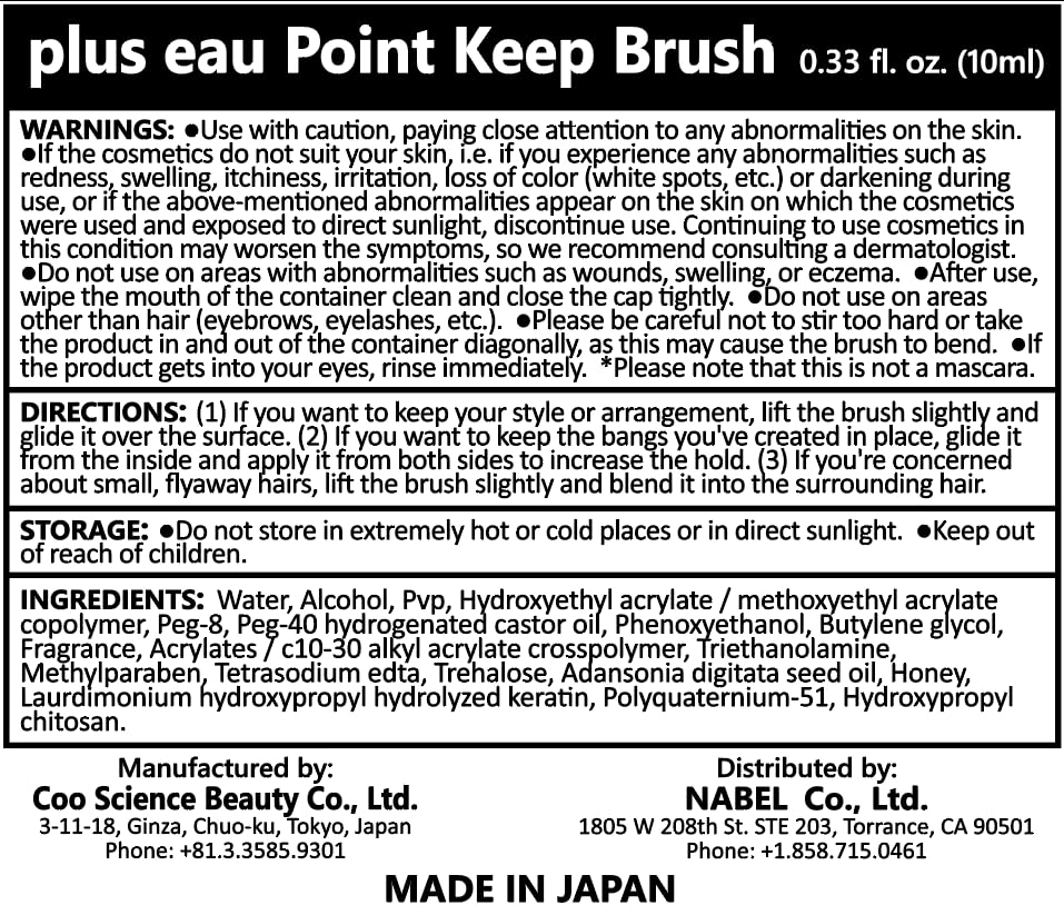 Plus eau Hair Finishing Stick perfect for on-the-go touch-ups in casual or work settings.