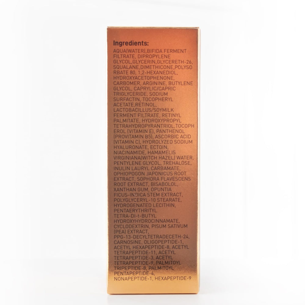 Plus1HEROLABS retinol serum on skin showing radiant smoother texture.