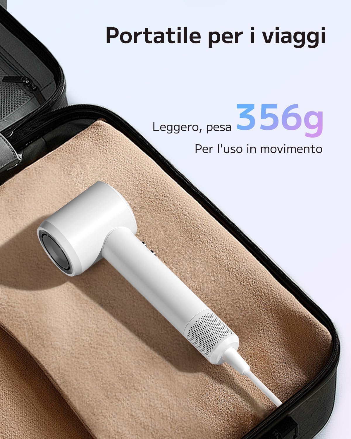 PLUZZ hair dryer US 110-140V compatibility for travel