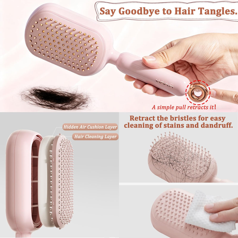 PMDYBY 133-dense bristles detail showing efficient detangling.