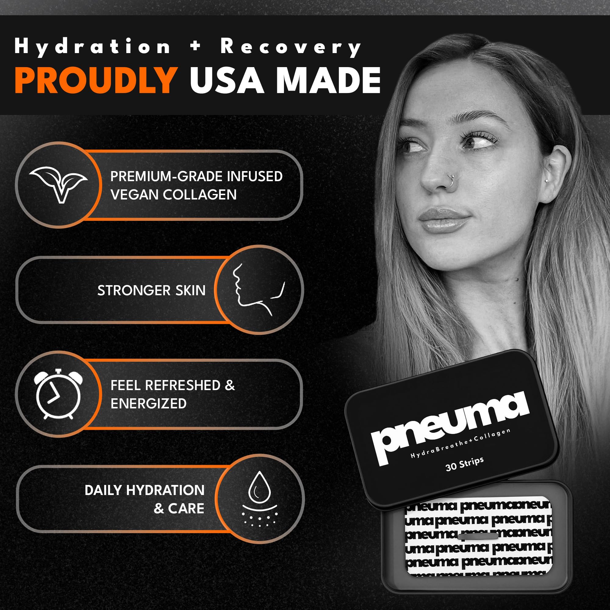 PNEUMA strips deliver overnight hydration and subtle skin plumpness.