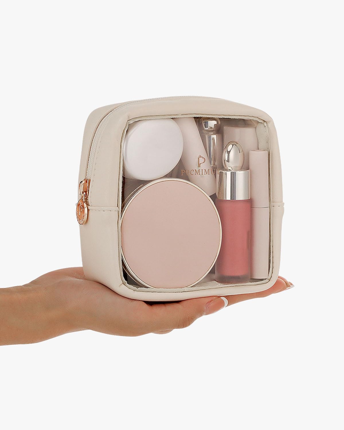 Pocmimut mini makeup bag interior view shows space for daily essentials