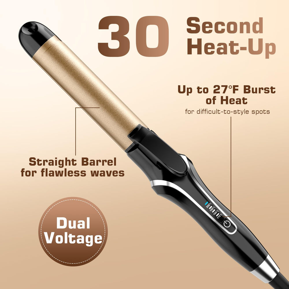 Podiality dual voltage travel wand for worldwide styling.