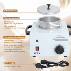 Podoy wax warmer compact design fits home spa setups