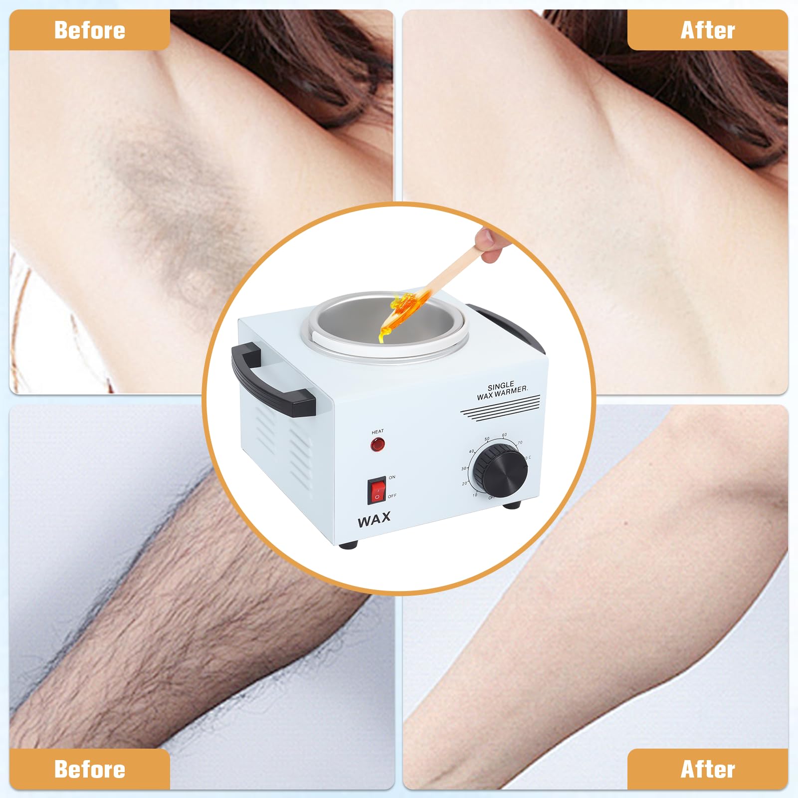 Podoy wax warmer easy to clean and maintain for longevity