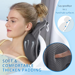 Poemland ergonomic back cushion promotes comfortable posture and relaxation.