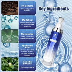 POEROES Eye Serum with niacinamide and peptides for skin texture