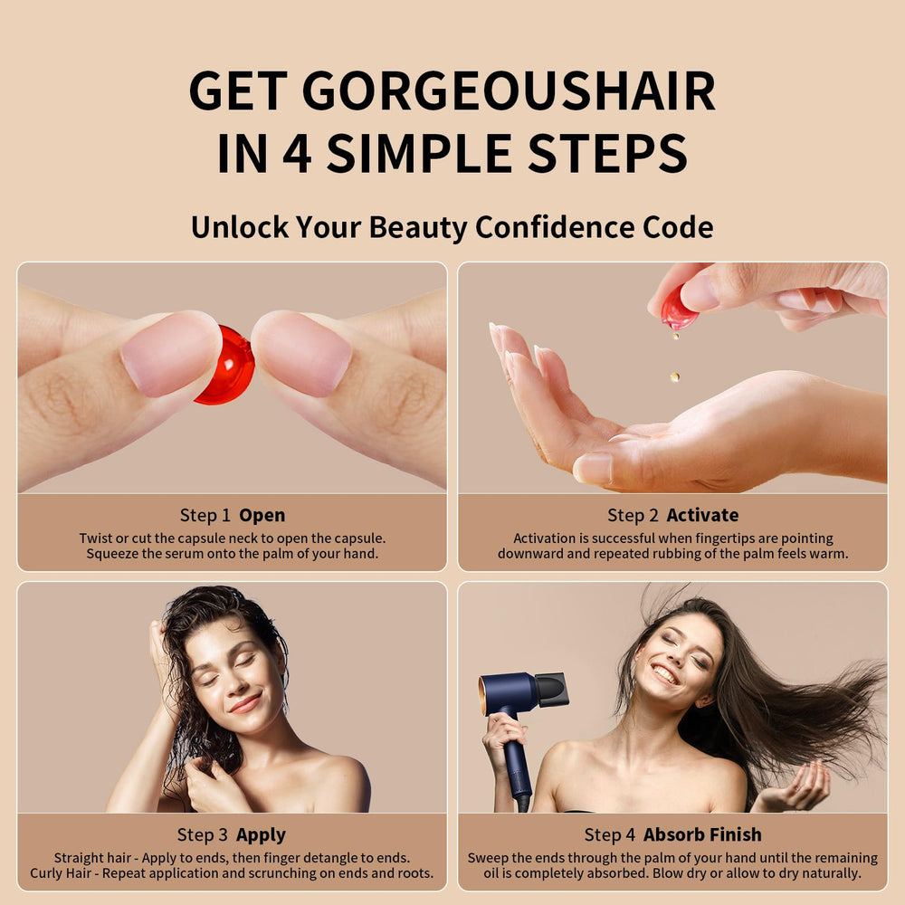 POEROES daily-use routine image suggests softer, more manageable hair.