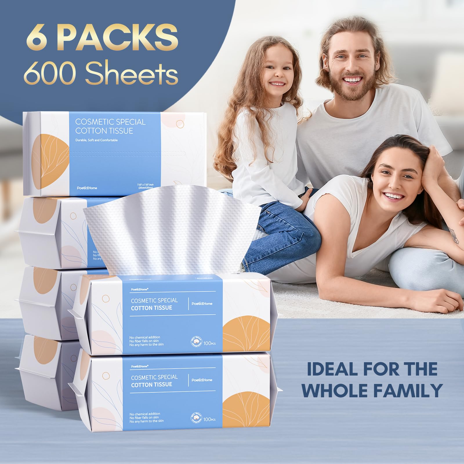 PoeticEHome pop-up design enabling easy tissue access during daily tasks.