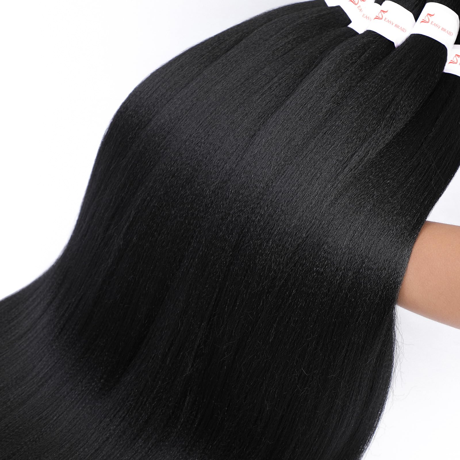 Pofworld braiding hair pack 8 packs with rings for complete kit.